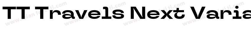 TT Travels Next Variable字体转换